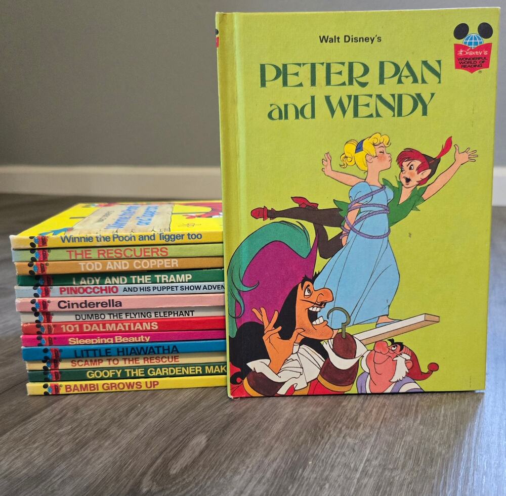 Vintage Walt Disney Wonderful World Of Reading Story Book Classics Lot of 14